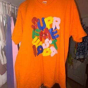 Supreme Orange Graphic T-Shirt